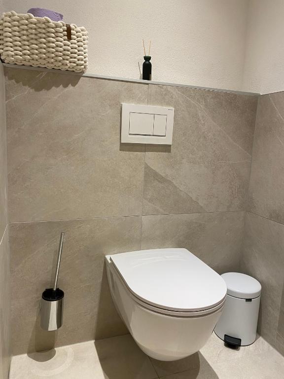Koupelna v ubytování Chalet Tuxer