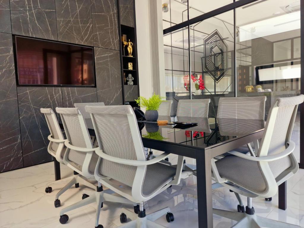 Posezení v ubytování Sveltos Residence Suites