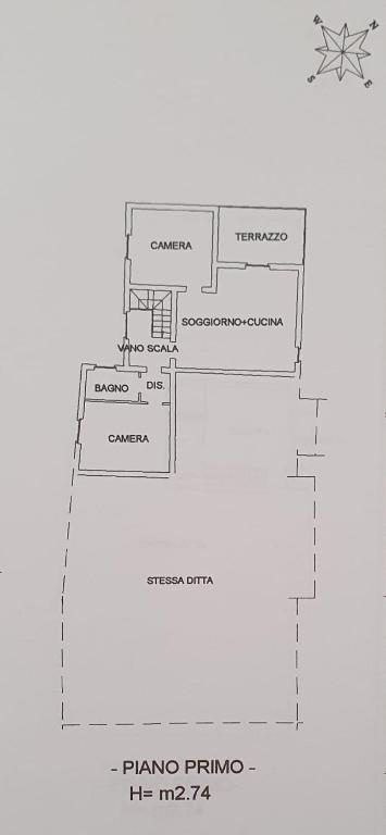 The floor plan of La lepre nella Luna