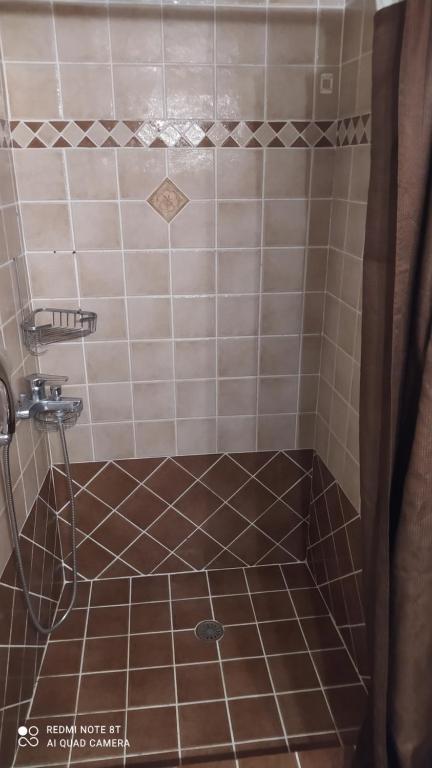 A bathroom at Theodora's home
