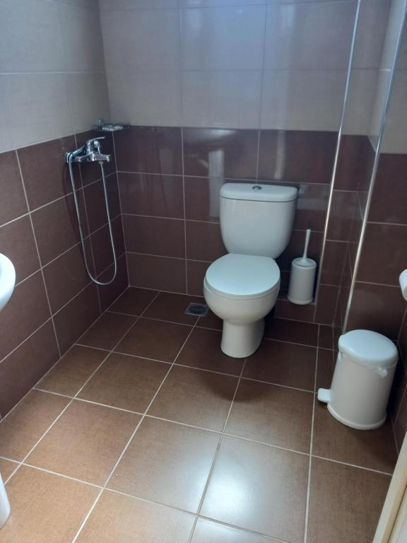 Koupelna v ubytování Hotel Prinos