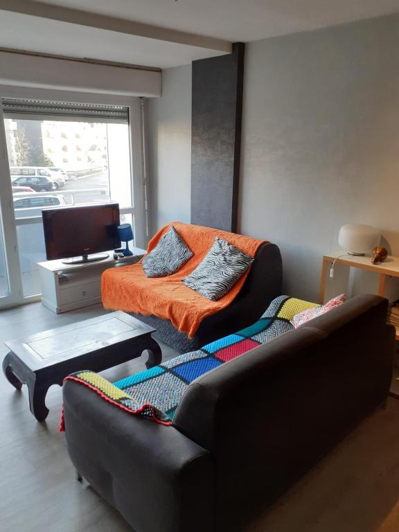 Posedenie v ubytovaní Appartement centre-ville Rennes