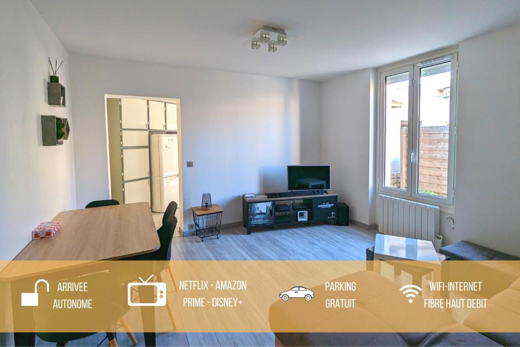 Poitiers Rocs - PICTAVEBNB - Centre-ville-Gare - Apartamento De Dos Dormitorios