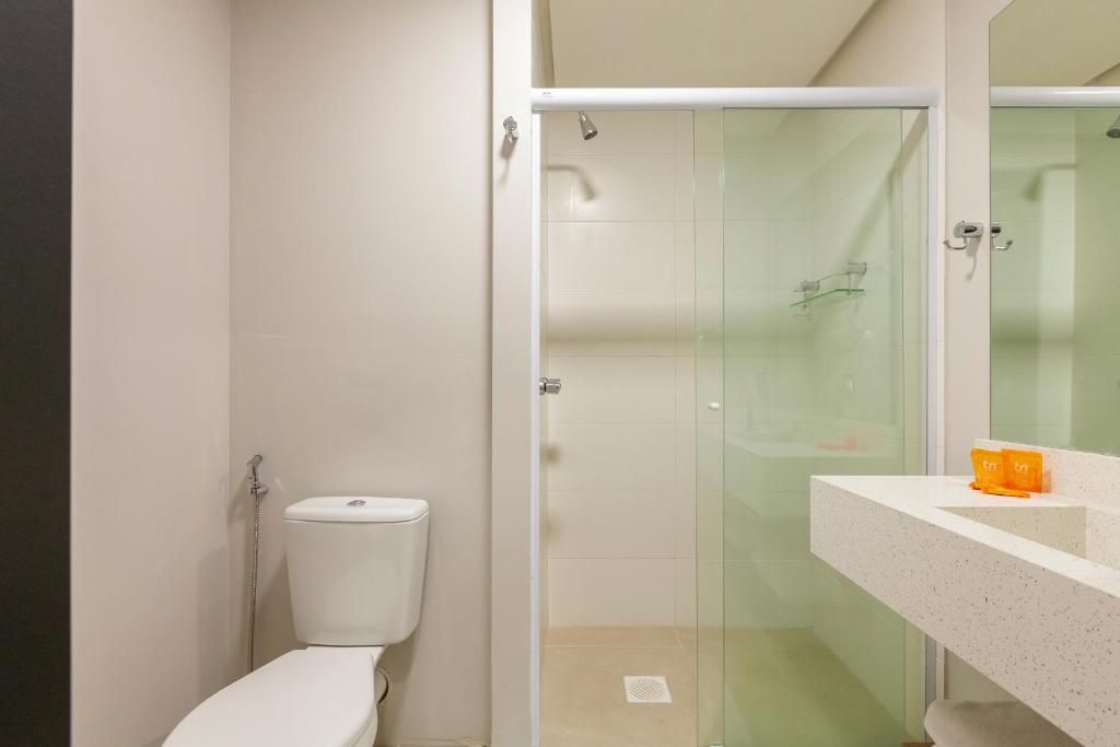 Koupelna v ubytování Tri Hotel Antônio Prado