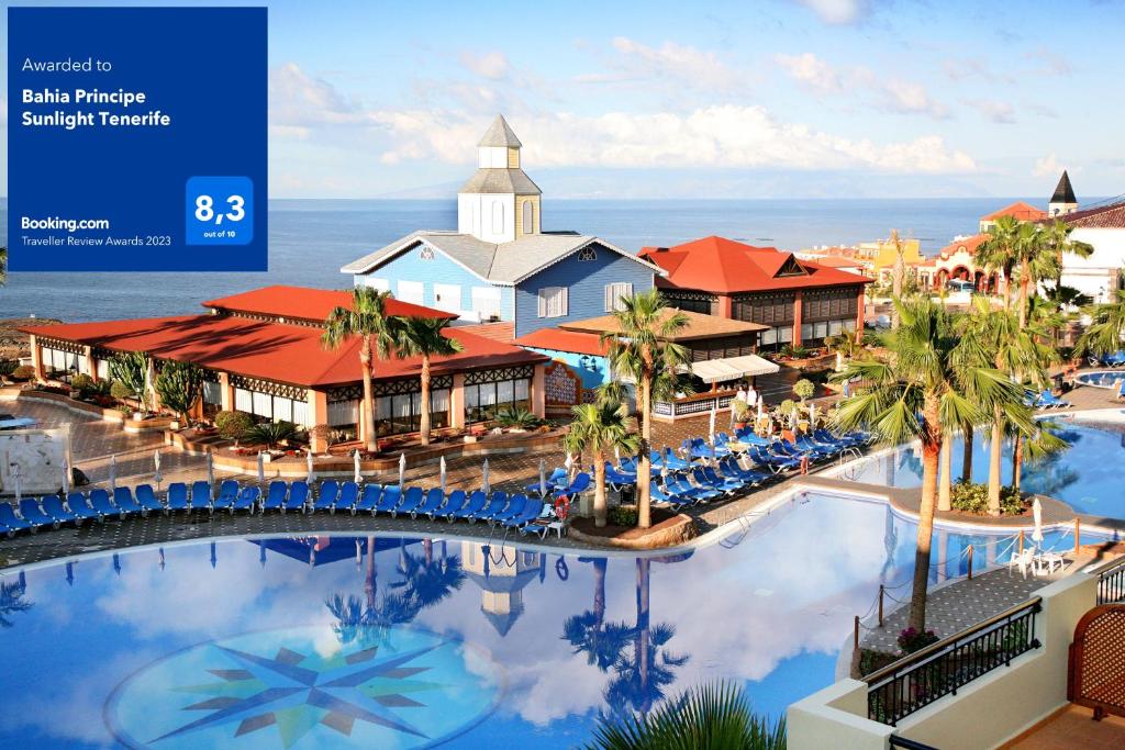 uma representação da piscina no resort em Bahia Principe Sunlight Tenerife - All Inclusive em Adeje
