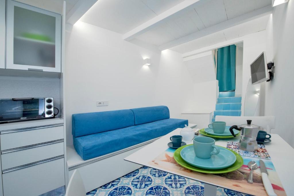 A seating area at Piccolo Scrigno
