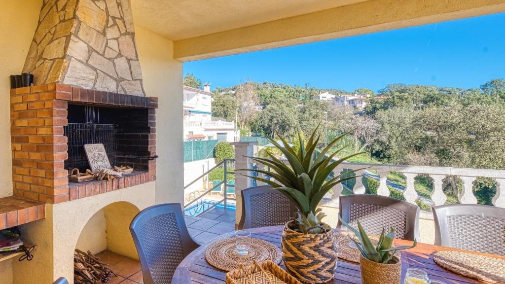 Balkón alebo terasa v ubytovaní Costacabana - Villa Holiday