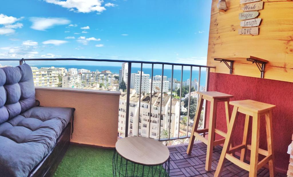 Balkón alebo terasa v ubytovaní NORDIC SUITE Apartamentos Minerva NEW APARTMENT Vistas al Mar