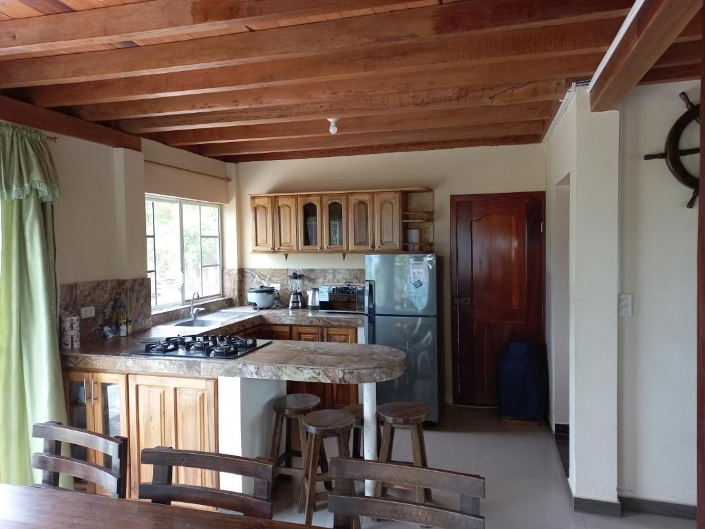 Kuchyň nebo kuchyňský kout v ubytování L'Oasis Don Juan