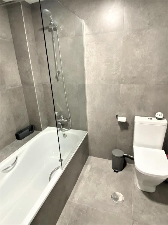 Koupelna v ubytování Prestigious apartment with seaview in Manilva