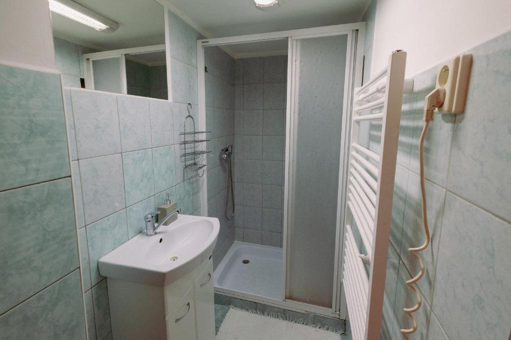 Koupelna v ubytování Chata pod Kyčerou Zuberec Orava