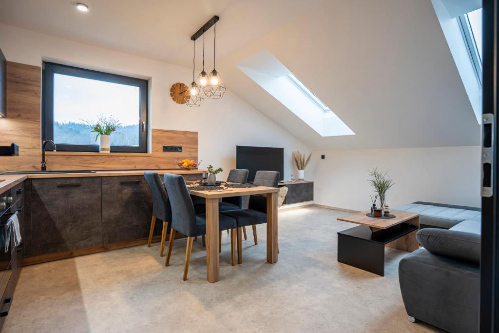 Posezení v ubytování Lázeňské Apartmány
