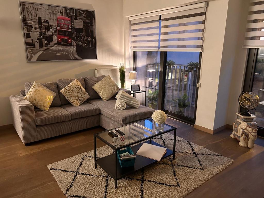 Area soggiorno di BnB Antwerp Centrum