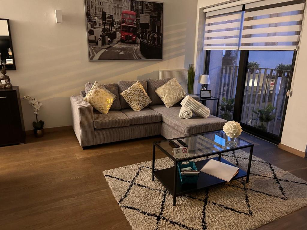 Area soggiorno di BnB Antwerp Centrum