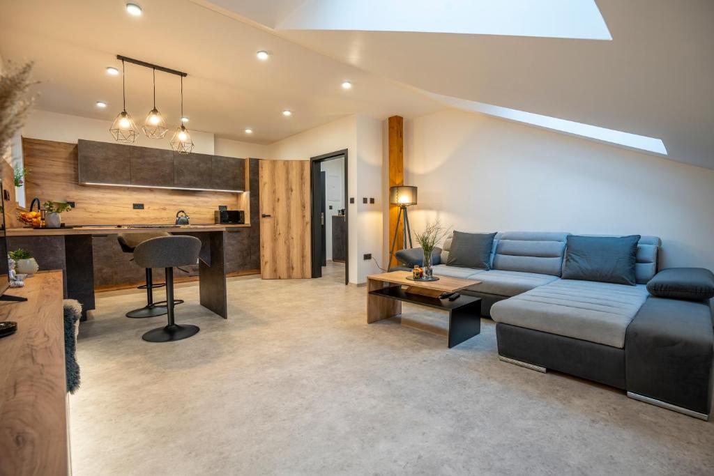 Posezení v ubytování Lázeňské Apartmány