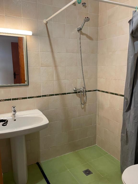 Kúpeľňa v ubytovaní Allotjament rural Illa de Mar