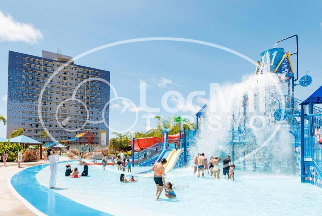 Bazén v ubytování Apartamento em Resort - Aqualand nebo v jeho okolí