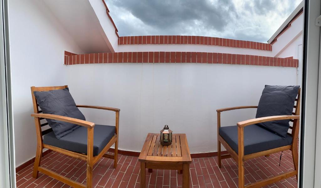 Posezení v ubytování A&B Ialysos villas and apartments