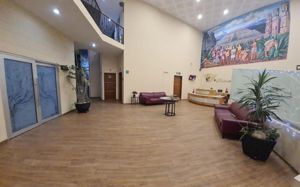 Posezení v ubytování HOTEL PLAZA PACHUCA