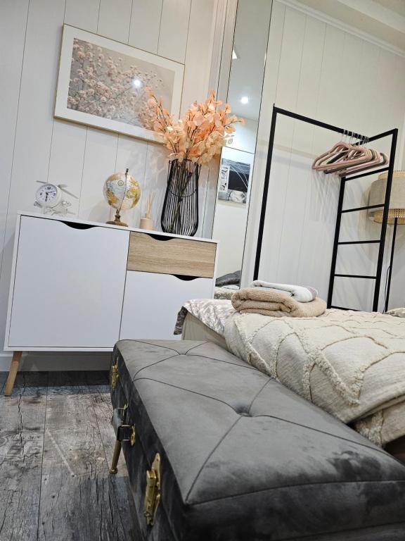 Posteľ alebo postele v izbe v ubytovaní Old Town Center Zadar