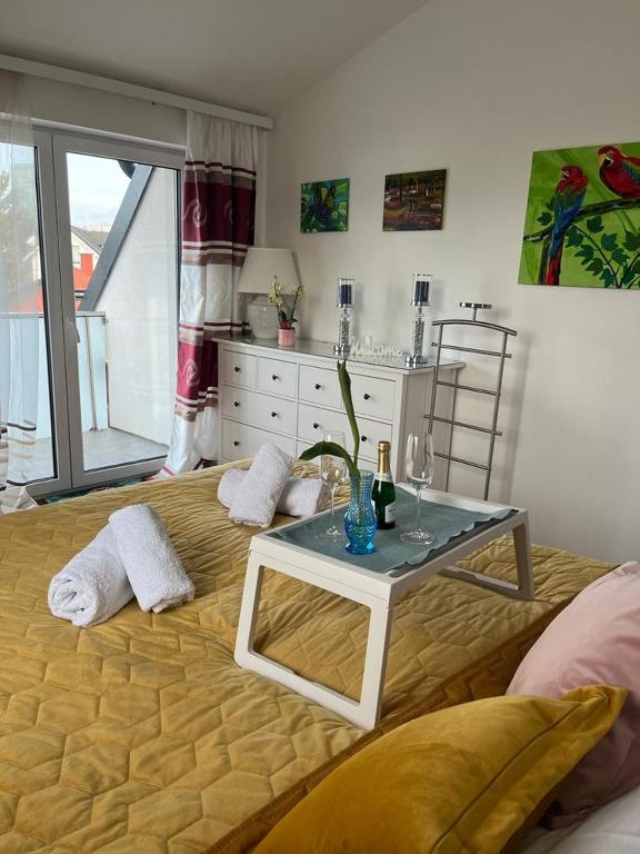Katil atau katil-katil dalam bilik di B-Apartment Vienna 12