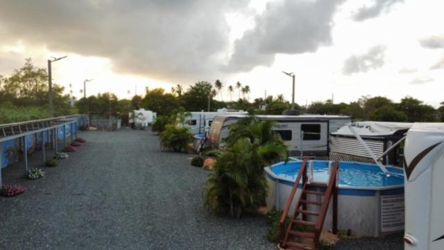 Sundlaugin á Brisas de Isabela Cozy Glamper 1A eða í nágrenninu