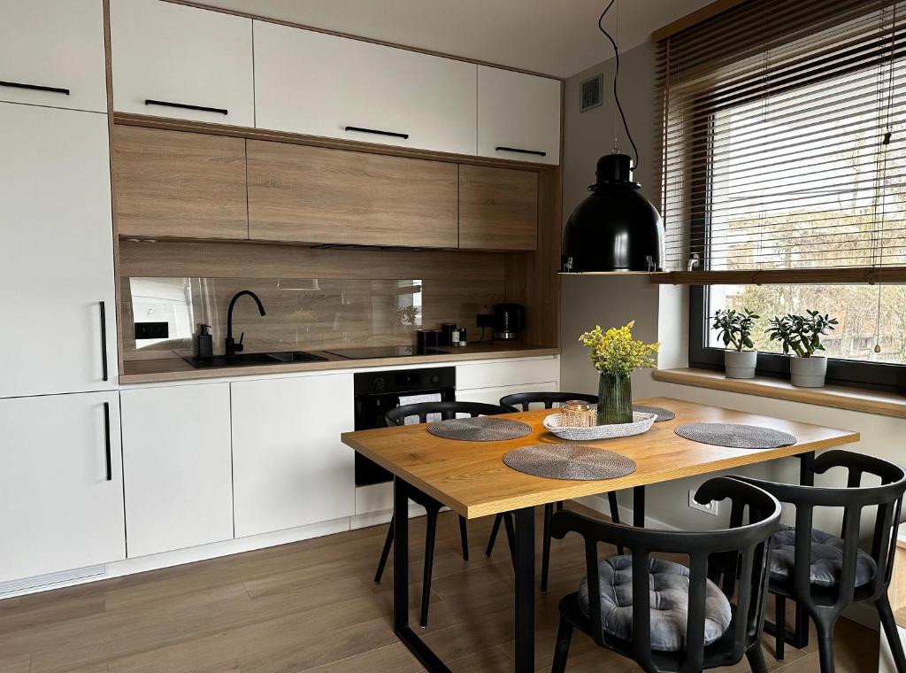 Η κουζίνα ή μικρή κουζίνα στο Apartament Pod Ojcowem