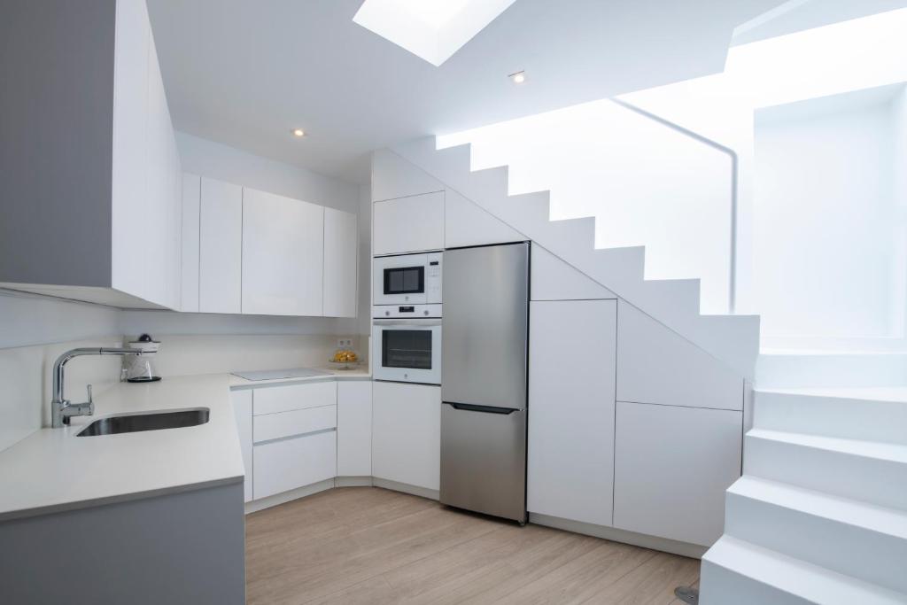 Kuchyň nebo kuchyňský kout v ubytování Vivienda Vacacional Don Pedro