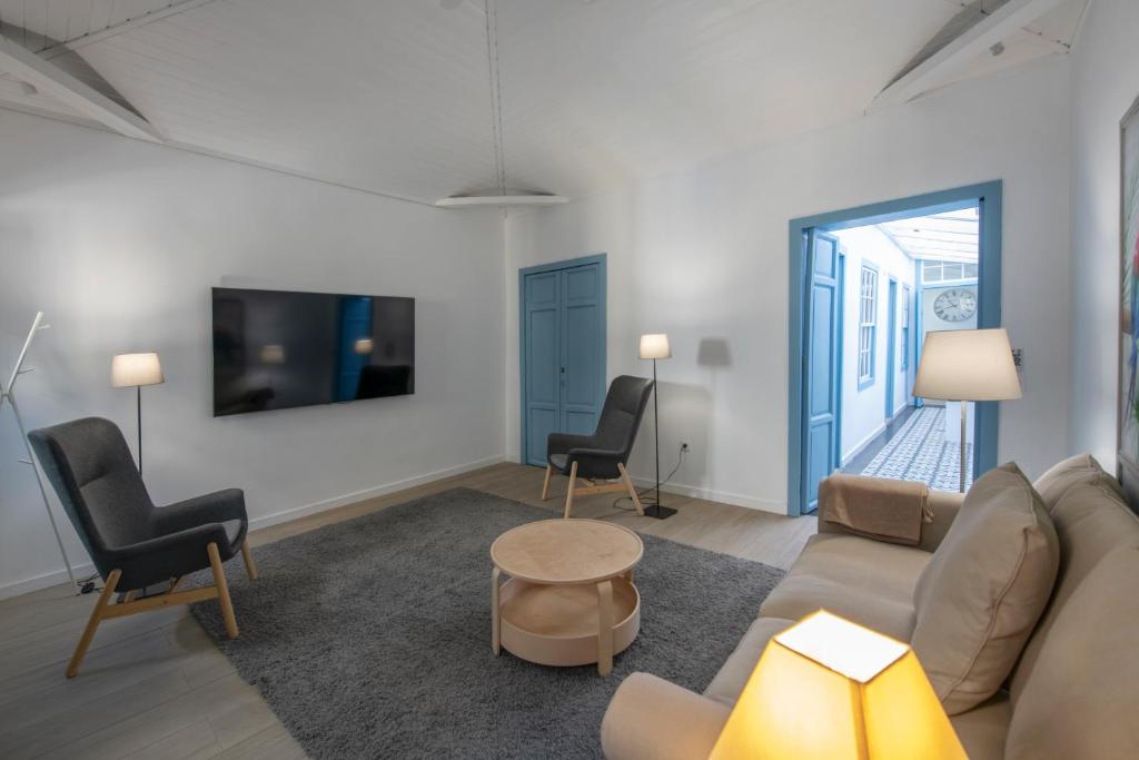 TV a/nebo společenská místnost v ubytování Vivienda Vacacional Don Pedro