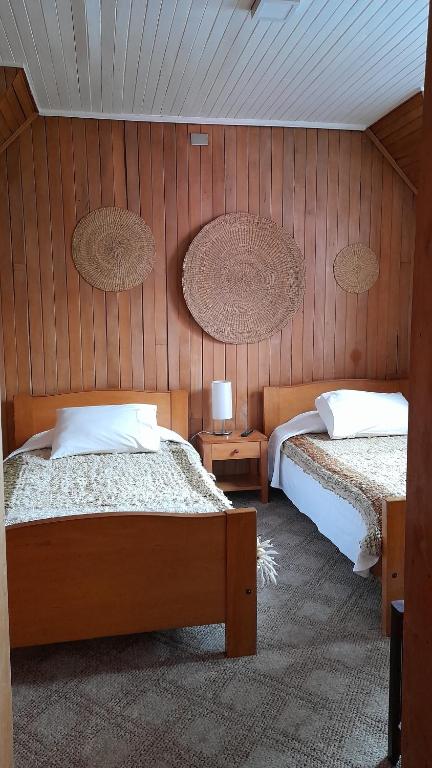 Postel nebo postele na pokoji v ubytování Hotel Unicornio Azul