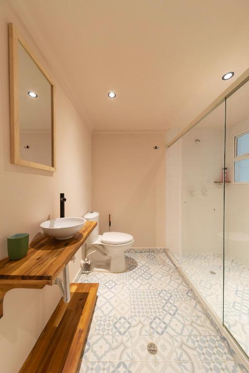 Koupelna v ubytování Casa Mosaiko Nutibara Laureles