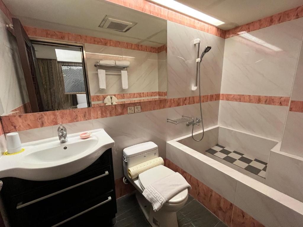 Koupelna v ubytování Guide Hotel Taipei Xinyi
