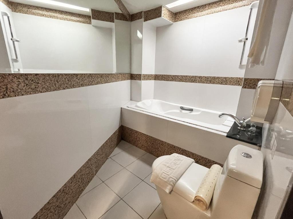Koupelna v ubytování Guide Hotel Taipei Xinyi