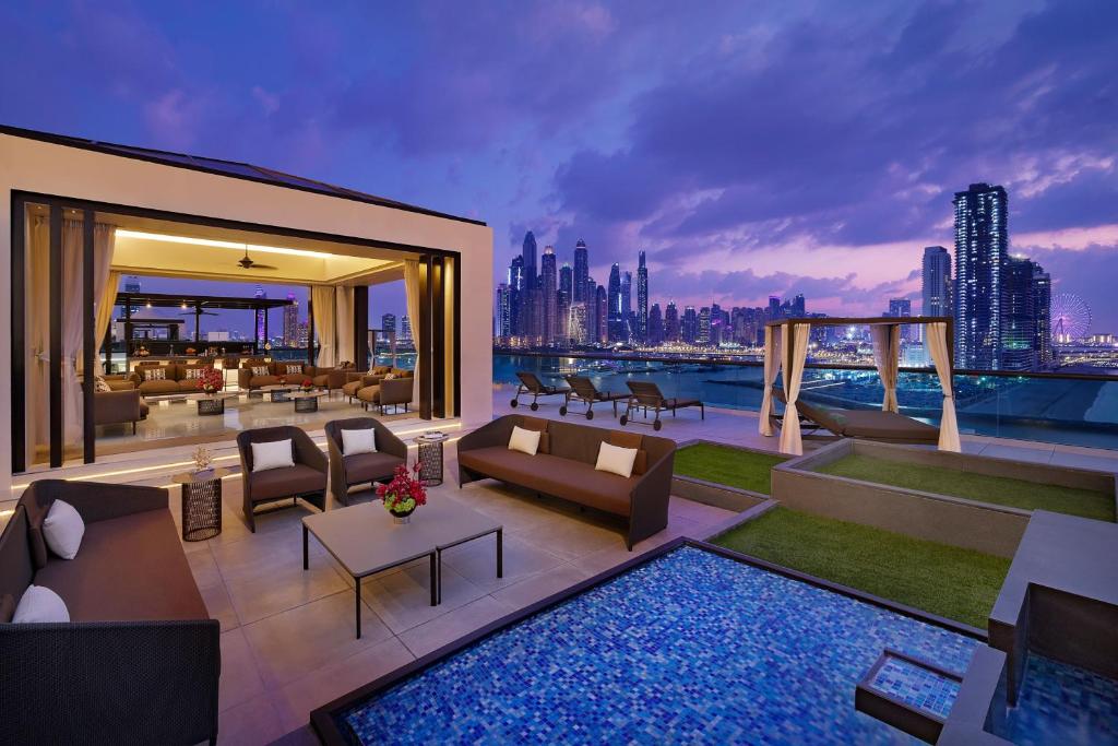 Posezení v ubytování Marriott Resort Palm Jumeirah, Dubai