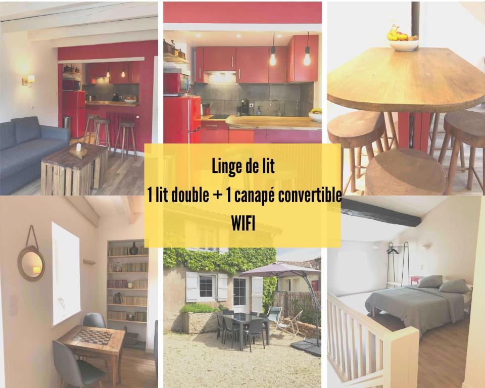 CABANA & Maison à Solutré-Pouilly - Cœur de village - Casa De Una Habitación