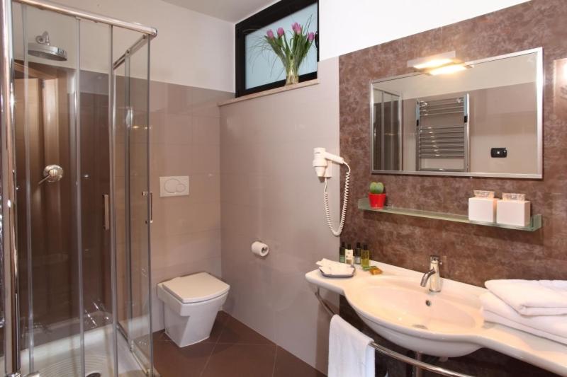 Koupelna v ubytování Hotel & Spa Villa Mercede