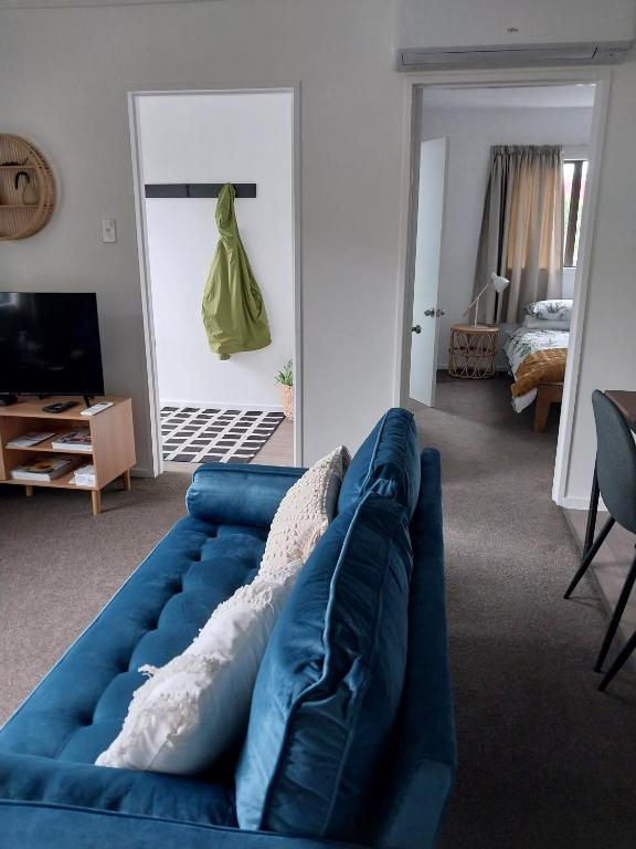 Postel nebo postele na pokoji v ubytování Kea Retreat