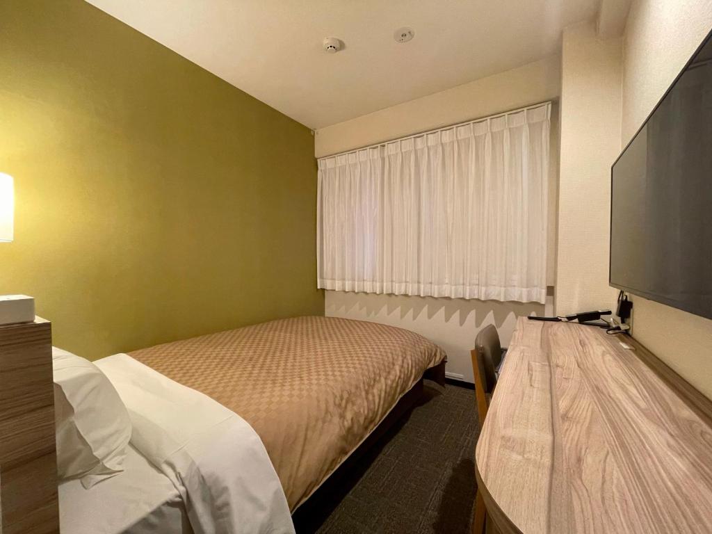 TV a/nebo společenská místnost v ubytování Kusatsu Daiichi Hotel