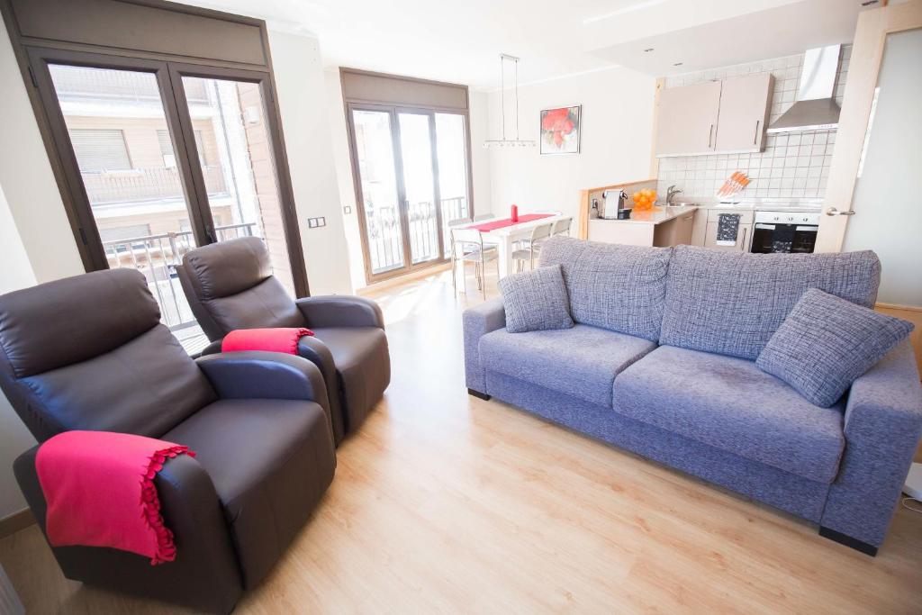 Kuchyň nebo kuchyňský kout v ubytování Apartaments Ashome