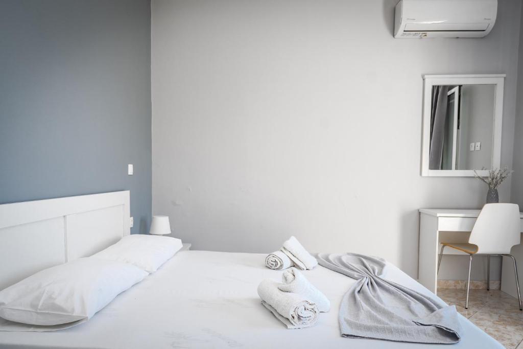 Postel nebo postele na pokoji v ubytování Serotonin