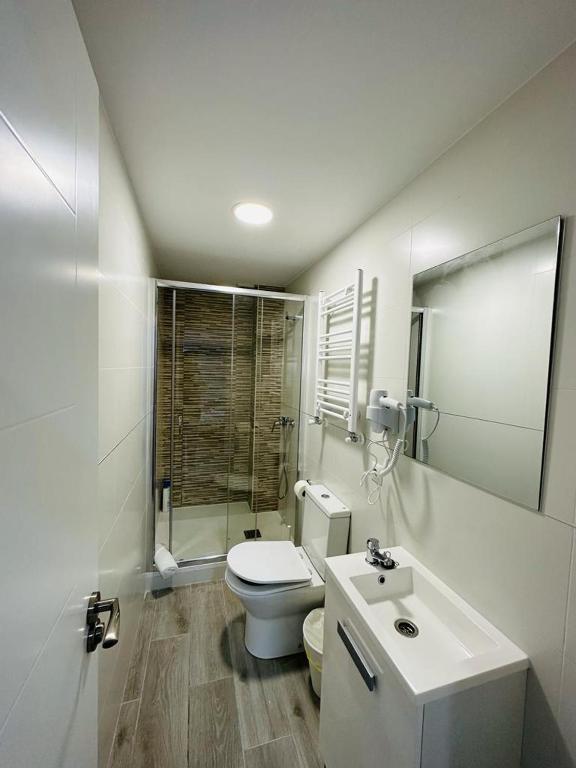 A bathroom at HOSPEDAJE CUATRO VIENTOS