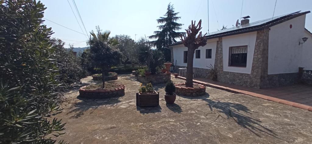 Vonkajšia záhrada v ubytovaní Gira-sol villa