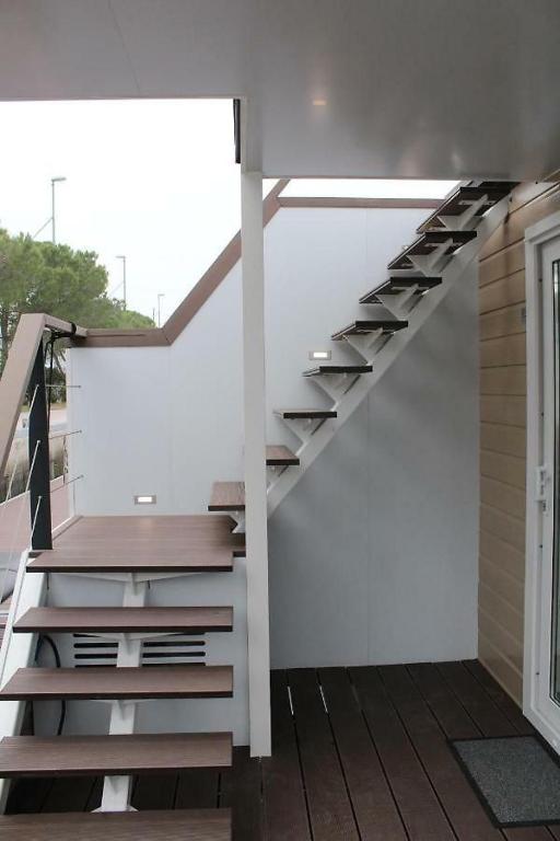 Balkón nebo terasa v ubytování Stella blue Floating House Portorož