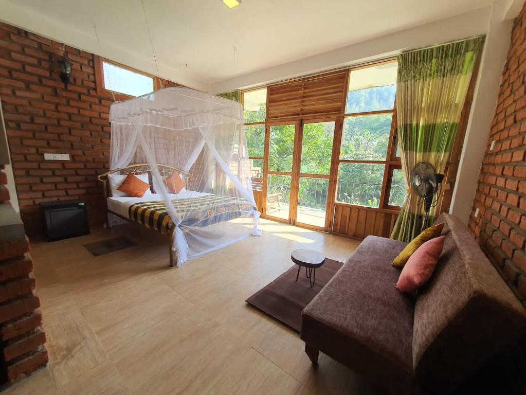Postel nebo postele na pokoji v ubytování Ayubo Ella - Bed & Breakfast