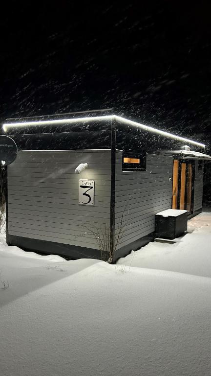 Évika boutique hotel v zimě