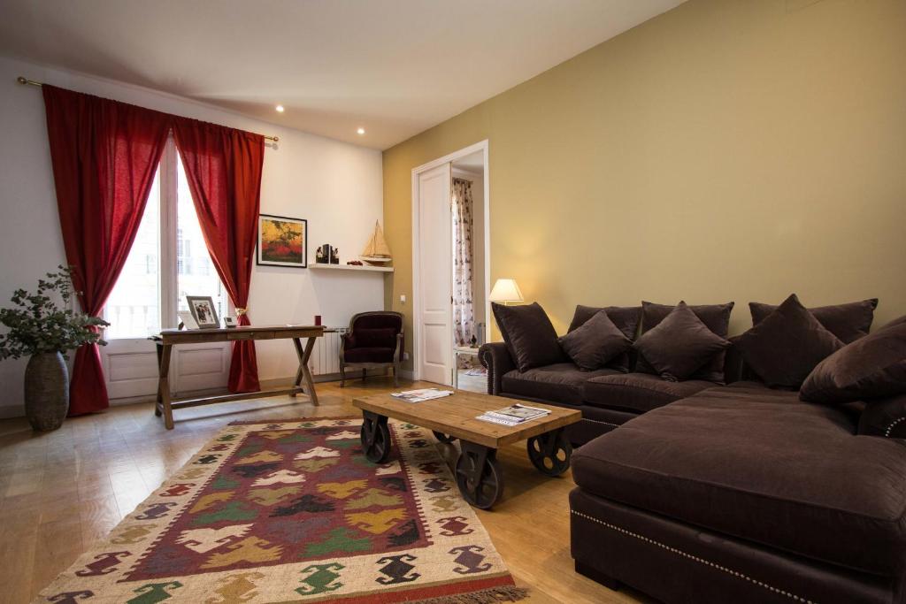 Posezení v ubytování BCN Apartments 41