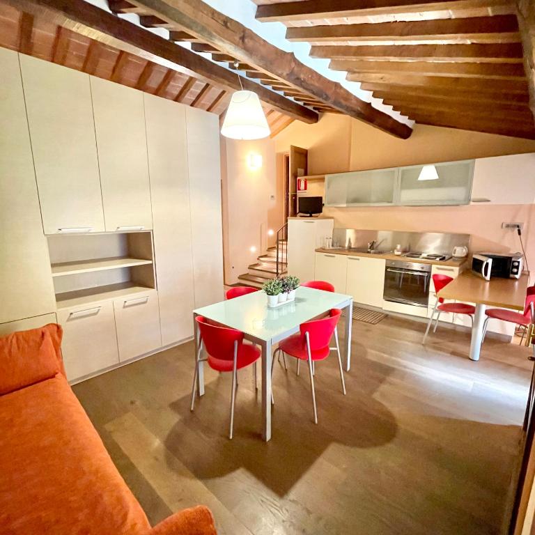 Kuchyň nebo kuchyňský kout v ubytování Bed & Breakfast Montepulciano