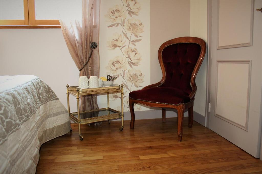 Posezení v ubytování B&B La Gautraie