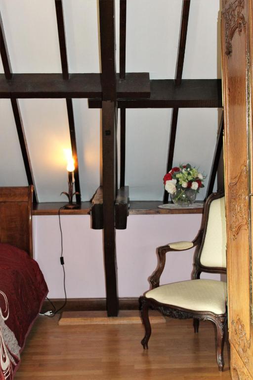 Posezení v ubytování B&B La Gautraie