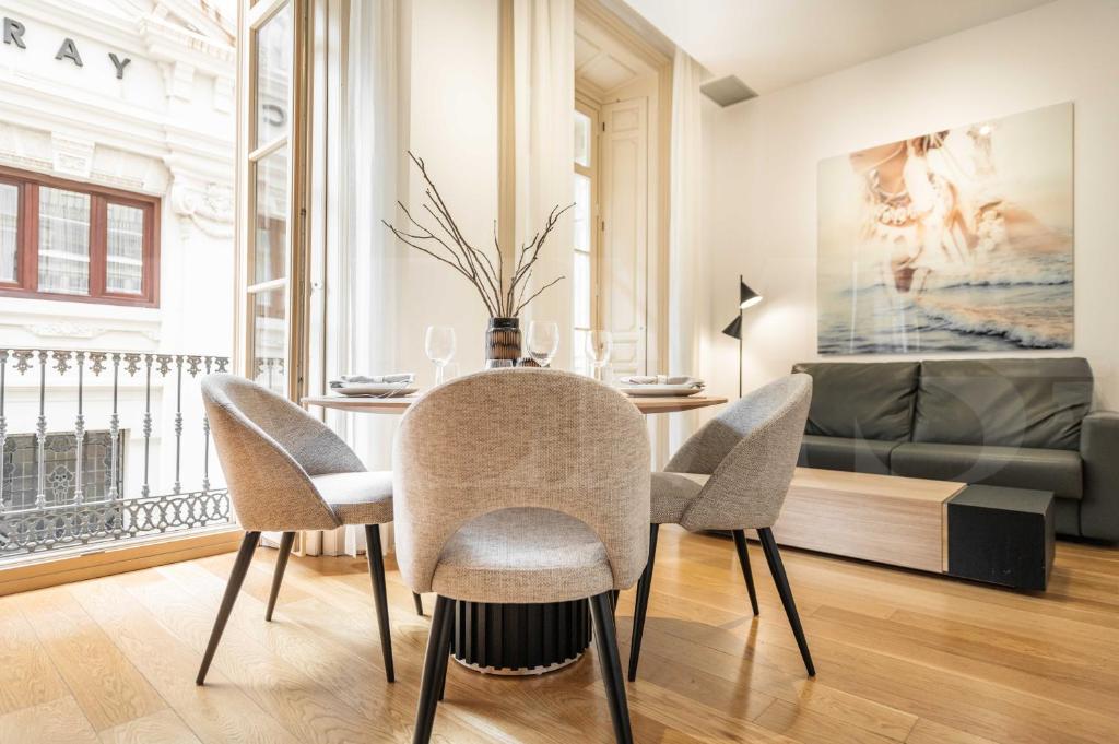 Χώρος καθιστικού στο Apartment with balcony in the heart of Malaga by REMS